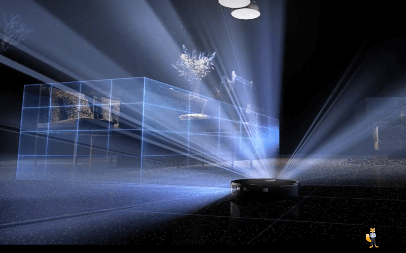 Die neuartige Navigation des Roborock V20 ohne des Laserturms ist zu sehen